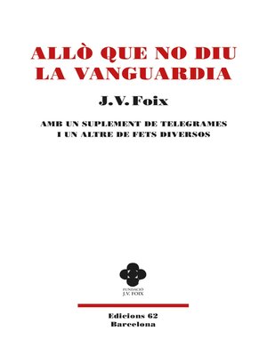 cover image of Allò que no diu La Vanguardia